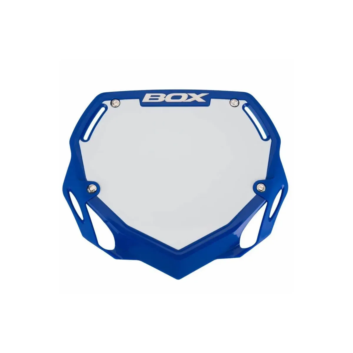 Box Two Number Plate Blue